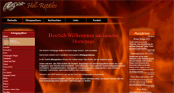 Desktop Screenshot of hell-reptiles.com